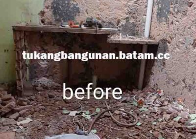 renovasi dapur before